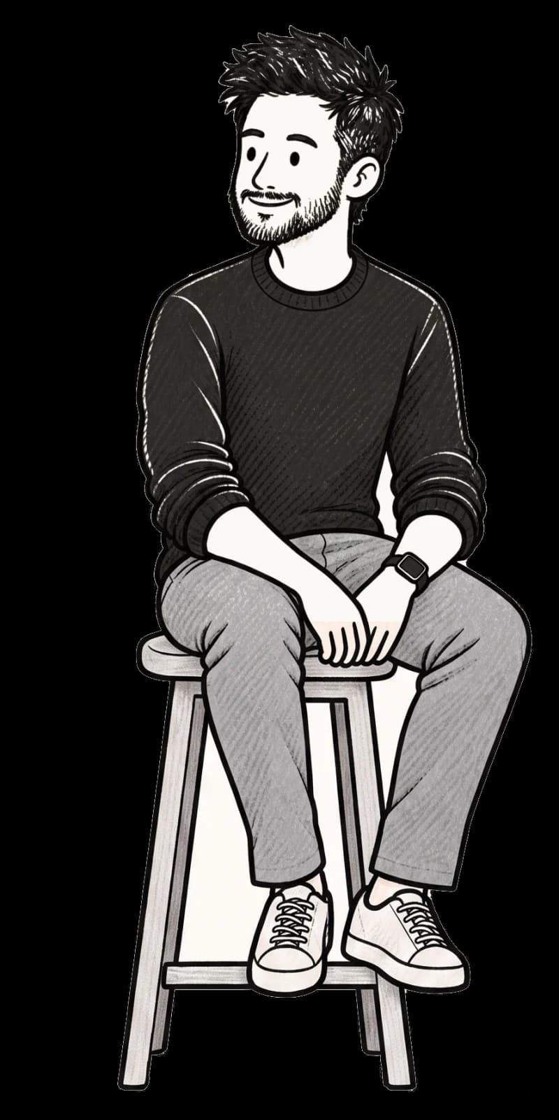 Illustration of Roy Sheppard
