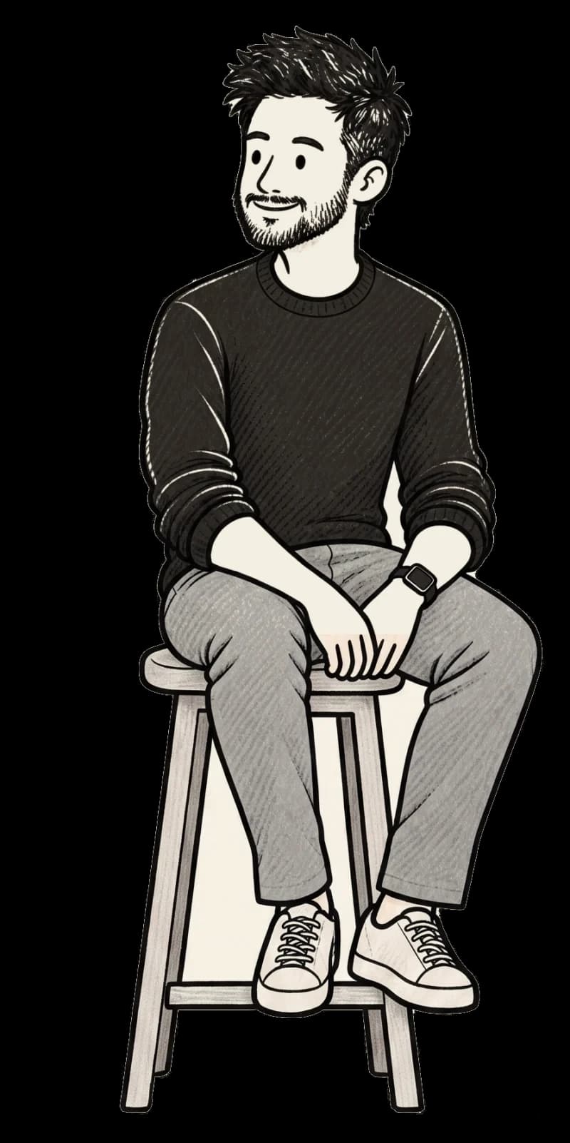 Illustration of Roy Sheppard